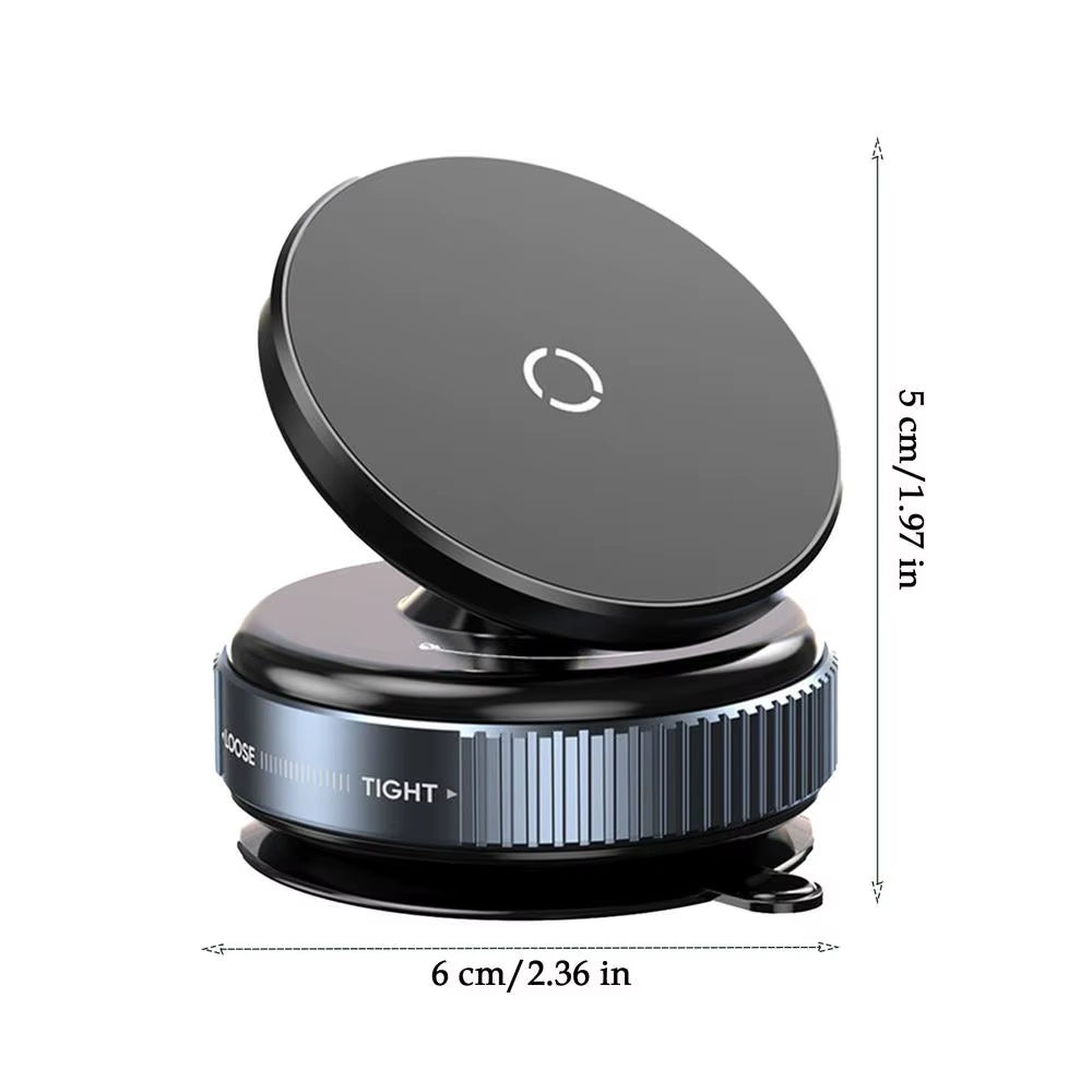Magnetic Car Phone Holder - Suction Cup Smartphone Bracket for All Vehicles