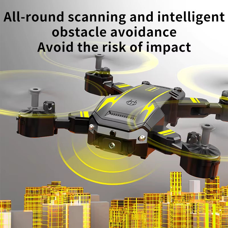 S6 Professional Drone with 8K/4K HD Camera, 5G Control, Obstacle Avoidance - Perfect Gift for Kids!