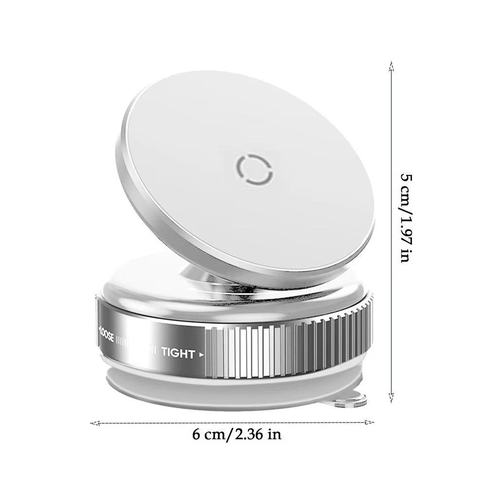 Magnetic Car Phone Holder - Suction Cup Smartphone Bracket for All Vehicles