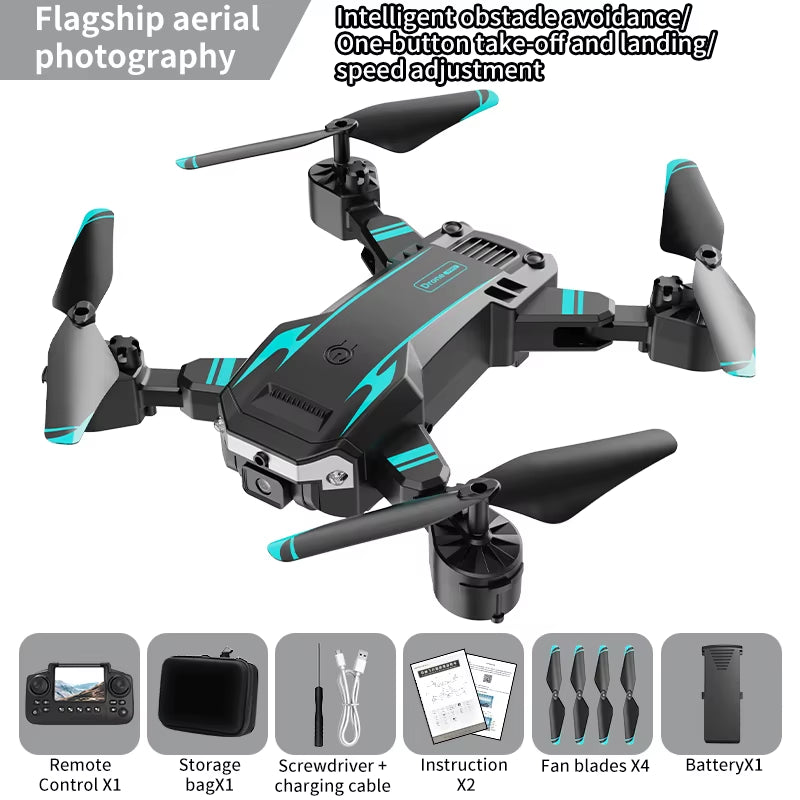 S6 Professional Drone with 8K/4K HD Camera, 5G Control, Obstacle Avoidance - Perfect Gift for Kids!